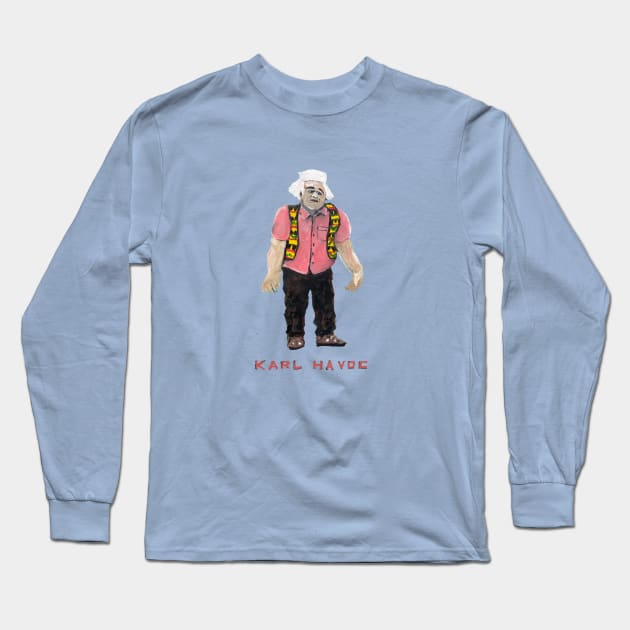 Karl Havoc All Alone Long Sleeve T-Shirt by EBDrawls